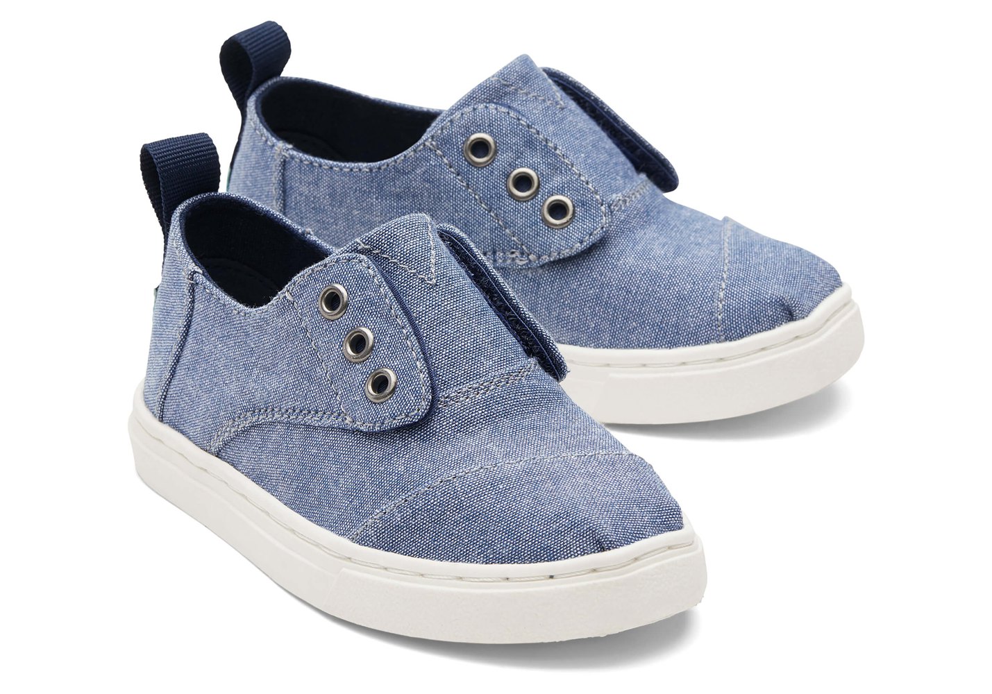 Toms Tiny Cordones Cupsole Sneakers Blue - Kids - 25687-SLVW